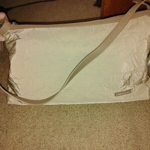 Amazing Song Excellent Condition Beige Floral Women Bag